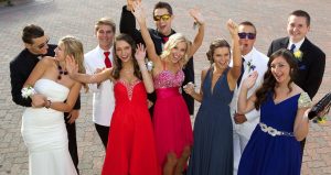 Prom Limousine Service Party-Bus-Limos Services Minneapolis / St Paul / MN - Students Celebrating Prom Photo