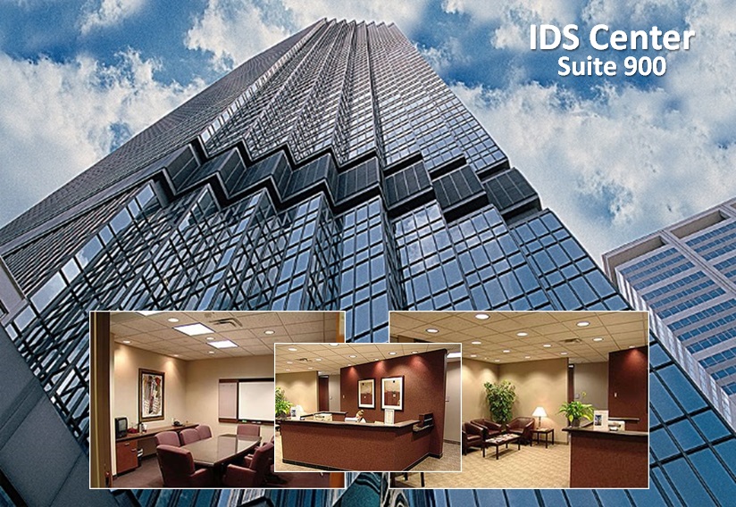 IDS Center Downtown Minneapolis MN with Limo and Car Office Area Photos