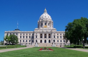 Minnesota State Capitol Building St Paul MN - From River Falls WI Limo Car Transportation Service to St Paul MN Photo