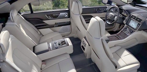 Lincoln Continental Passenger Ivory Interior