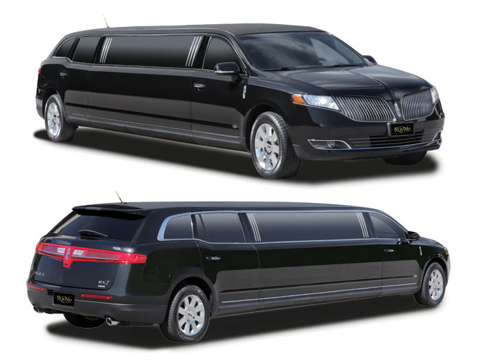 Stretch Limo Services Minneapolis MN / St Paul Minnesota Black Side View Two Limos