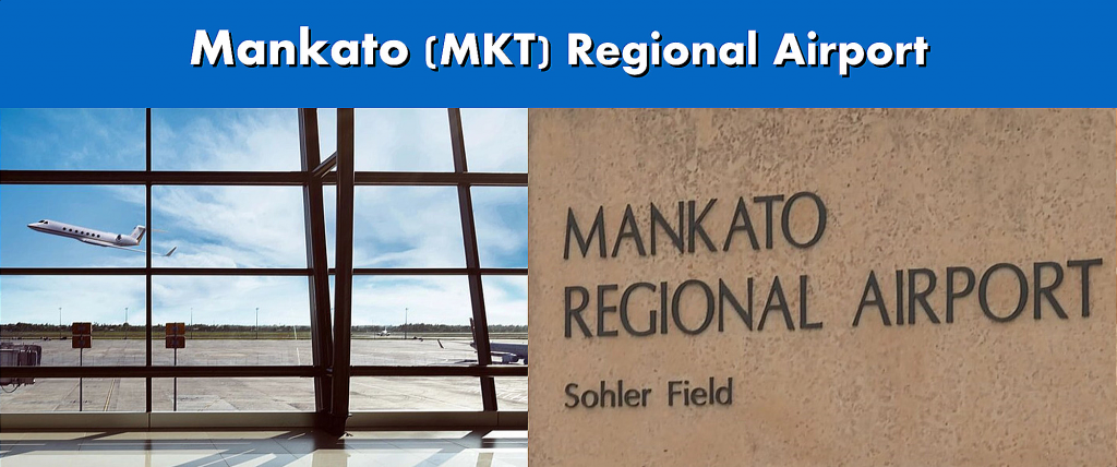 Mankato MKT Regional Airport Serving the Mankato MN Area Terminal and