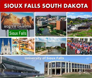 Sioux Falls SD South Dakota Website Page Banner City Photo Montage