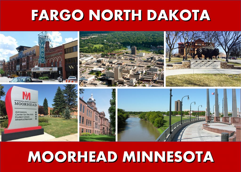 Transportaion Services - Fargo ND and Moorhead MN to Minneapolis MN Photo Montage Website Page Banner
