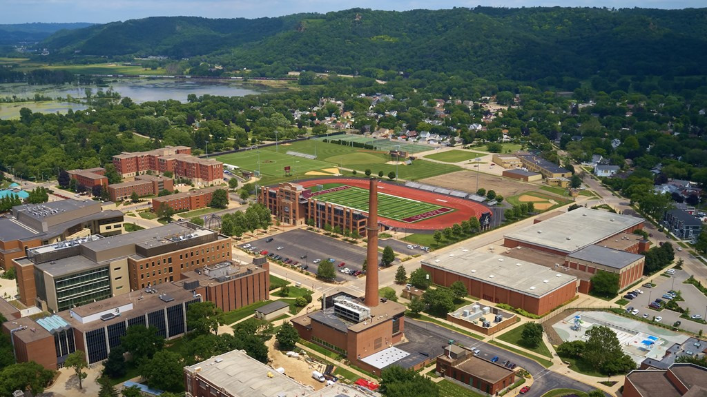 University of Wisconsin - La Crosse - Aerial View of Campus Image